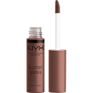 Nyx Professional Makeup Butter Lip Gloss - Praline - Glanzende Lipgloss - Bruin