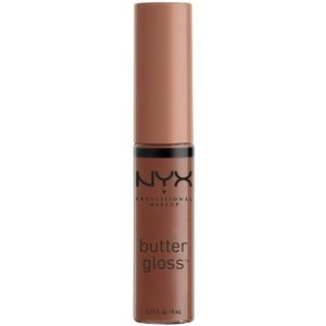 Nyx Professional Makeup Butter Lip Gloss - Ginger Snap - Glanzende Lipgloss - Bruin