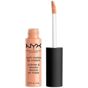 NYX Professional Makeup Lippenstift, zacht, mat, romig, ultra-gepigmenteerd, lange houdbaarheid, kleur: Cairo (16) (lichtbeige)