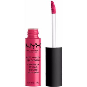 NYX Professional Makeup Soft Matte Lip Cream lichte vloeibare matterende lippenstift Tint  18 Prague 8 ml
