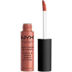 Nyx Professional Makeup Soft Matte Lip Cream - Cannes - Matte lippenstift, lippenbalsemtextuur - Roos Nude