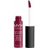 Nyx Professional Makeup Soft Matte Lip Cream Copenhagen Matte lippenstift, lippenbalsemtextuur Paars