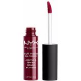 NYX Professional Makeup Lippenstift, Soft Matte Lip Cream, crèmige en matte afwerking, sterk gepigmenteerd, langdurig, veganistische formule, kleur: Copenhagen