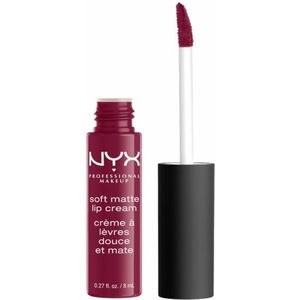 Nyx Professional Makeup Soft Matte Lip Cream Copenhagen Matte lippenstift, lippenbalsemtextuur Paars