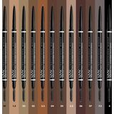 NYX Professional Makeup Micro Brow Pencil - Black - Wenkbrauw potlood - 0,09 g