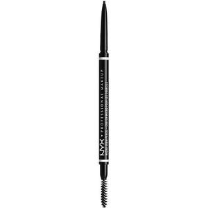 2e halve prijs: NYX Micro Brow Pencil Black 0.09 gr