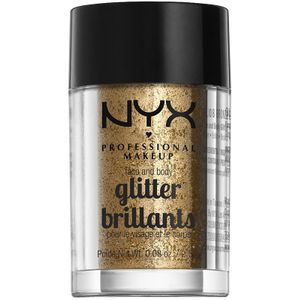 NYX Professional Makeup Glitter Brilliants Face & Body Glitters, Nr. 08 - Bronze, 2.5 g