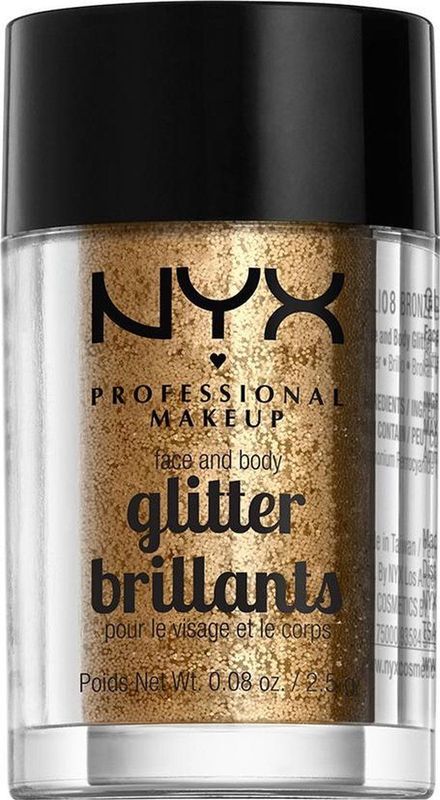 NYX Professional Makeup Face & Body Glitter Bronze Glitter