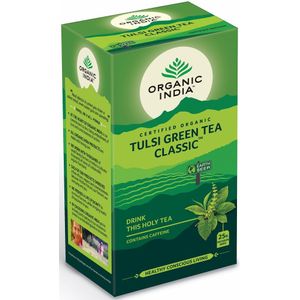 Organic India Thee Tulsi Green Tea Classic