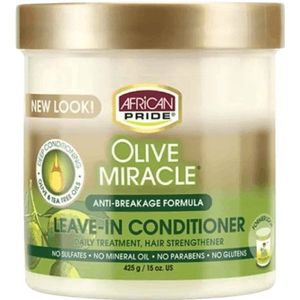 African Pride - Olive Miracle - Leave-in Conditioner Cream - 425 g