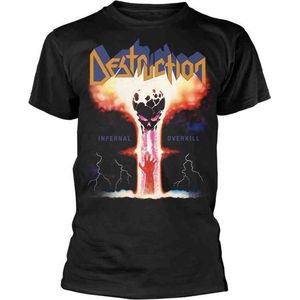Destruction Heren Tshirt- Infernal Overkill Zwart