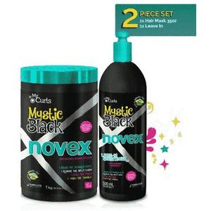 Novex Mystic Black Mask (35oz) & Leave In (17.6oz)