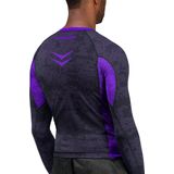 Hayabusa Arrow Ranked Long Sleeve Rashguard - Paars