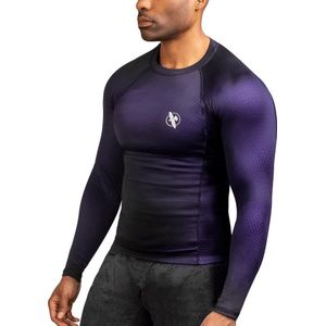 Hayabusa Fusion Long Sleeve Rashguard - Paars - Groen - Sportshirt