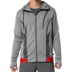 Hayabusa Athletic Zip-Up Performance Hoodie - Heren - donkergrijs