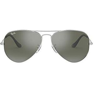 Ray-Ban - Zonnebril - Grijs - Unisex - Maat 55 MM