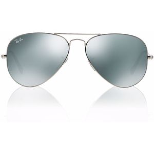 Ray-Ban Zonnebril  Aviator 3025 W3277 Zilvergrijze Spiegel | Sunglasses