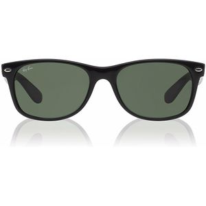 Ray-Ban Zonnebril  New Wayfarer 2132 901L Zwart Groen G-15 55mm | Sunglasses