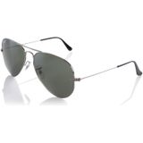 Ray-Ban, Klassieke gepolariseerde pilotenzonnebril Grijs, unisex, Maat:58 MM