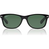 Ray-Ban New Wayfarer Rb2132 901/58 - vierkant zonnebrillen, unisex, zwart, polariserend