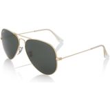 Ray-Ban, Rb 3025 Zonnebril Aviator Klassiek Gepolariseerd Geel, Dames, Maat:58 MM