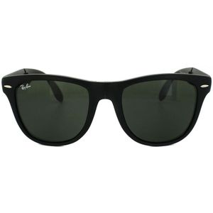 Ray-Ban Zonnebril  Folding Wayfarer 4105 Mat Zwart Groen 601S 54mm | Sunglasses