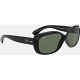Ray-Ban RB4101 Damen-Sonnenbrille Vollrand Butterfly Kunststoff-Gestell, schwarz