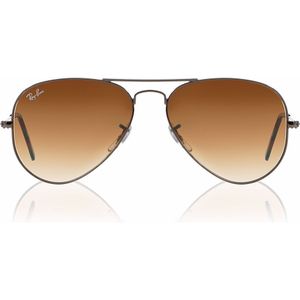 Ray-Ban, Accessoires, Dames, Bruin, 58 MM, Aviator Gradient Gepolariseerd