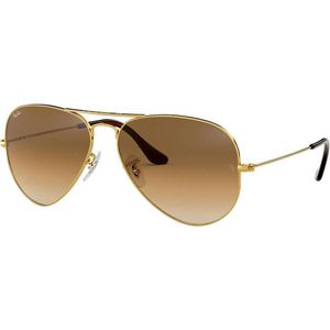 Ray-Ban, Accessoires, unisex, Geel, 58 MM, Aviator Large Metal Zonnebril