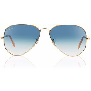 Ray-Ban, Accessoires, unisex, Geel, 55 MM, Aviator Rb 3025 Zonnebril