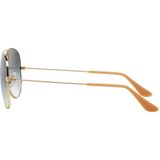 Ray-Ban Aviator Large Metal Rb3025 001/3F - piloot zonnebrillen, unisex, goud