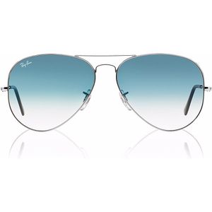 Ray-Ban, Aviator Large Metal Zonnebril Grijs, Heren, Maat:55 MM