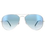 Ray-Ban, Aviator Large Metal Zonnebril Grijs, Heren, Maat:62 MM