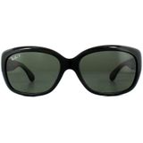 Ray-Ban Zonnebril  Jackie OHH 4101 601/58 Zwart Groen Gepolariseerd | Sunglasses