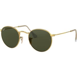 Ray-Ban, Ronde metalen zonnebril Blauw, unisex, Maat:50 MM