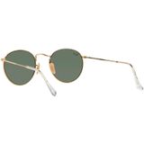 Ray-Ban, Ronde metalen zonnebril Blauw, unisex, Maat:47 MM