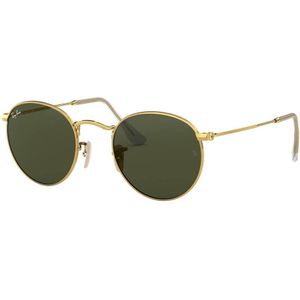 Ray-Ban, Rb 3447 Zonnebril Rond Metaal Gepolariseerd Rond Metaal Gepolariseerd Groen, Heren, Maat:47 MM