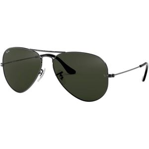 Ray-Ban Zonnebril  Aviator 3025 W0879 Gunmetal Groen | Sunglasses