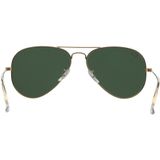 Ray-Ban Aviator Large Metal Rb3025 L0205 58 - piloot zonnebrillen, unisex, goud