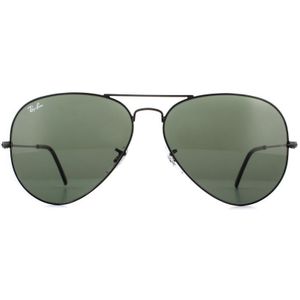 Ray-Ban Zonnebril  Grote Aviator 3026 Zwart Groen L2821 | Sunglasses