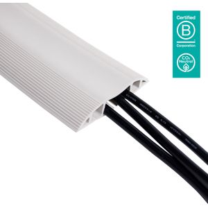 Kabelgoot vloer | Dataflex | 150 x 8.3 x 1.5 cm (6 kabels, Wit)