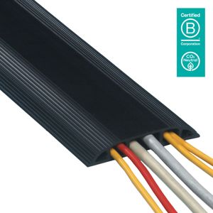 Kabelgoot vloer | Dataflex | 300 x 8.3 x 1.5 cm (6 kabels, Zwart)