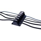 Dataflex Addit kabelgolf 303 - Zwart