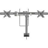 Dataflex Viewmate monitorarm met bridge voor 2 beeldschermen - zilver 52.602