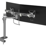 Dataflex Viewmate monitorarm met bridge voor 2 beeldschermen - zilver 52.602