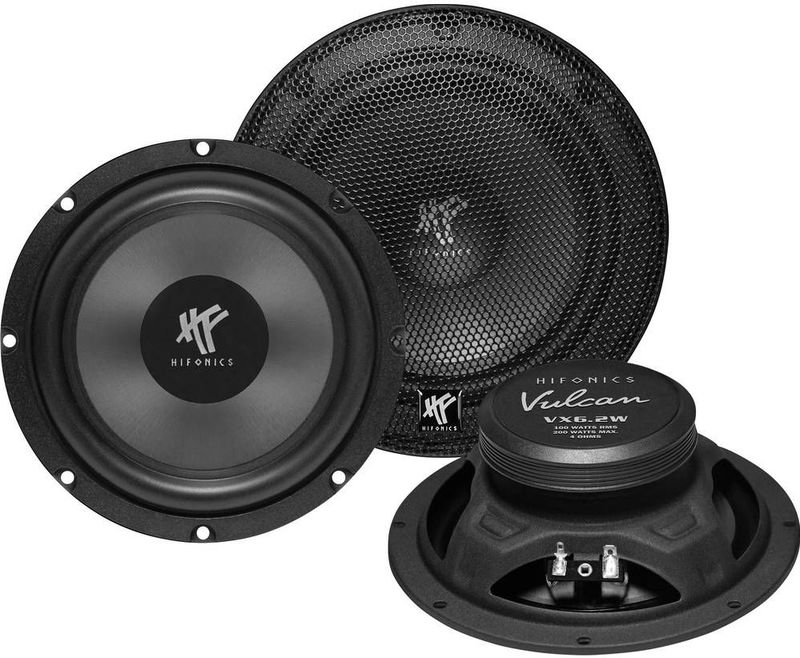 Hifonics - VX-6.2W - Auto-Subwoofer - 200W - 4Ω - Muziekvermogen 200W
