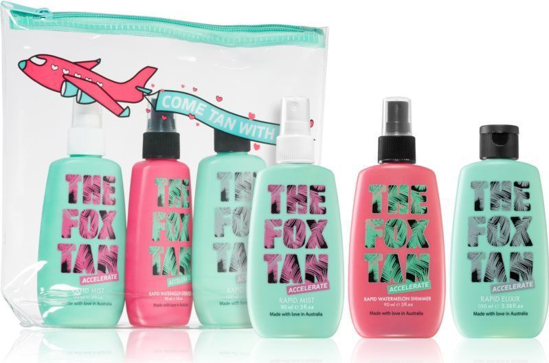 THE FOX TAN - The Jet Setter - Zelfbruiner Set - 3-delig - 90 ml + 90 ml + 100 ml