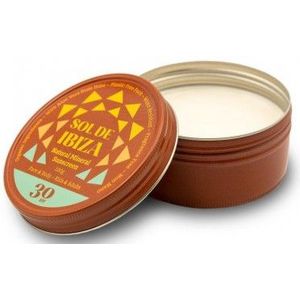 Sol De Ibiza Zonnebrand blikje vegan SPF30  100 Gram