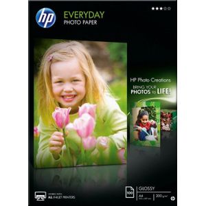 HP Fotopapier Q2510A DIN A4 glänzend 200 g/qm 100 Blatt