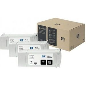 HP 81 3-pack 680-ml Light Cyan Dye Cartridges inktcartridge 3 stuk(s) Origineel Normaal rendement Lichtyaan